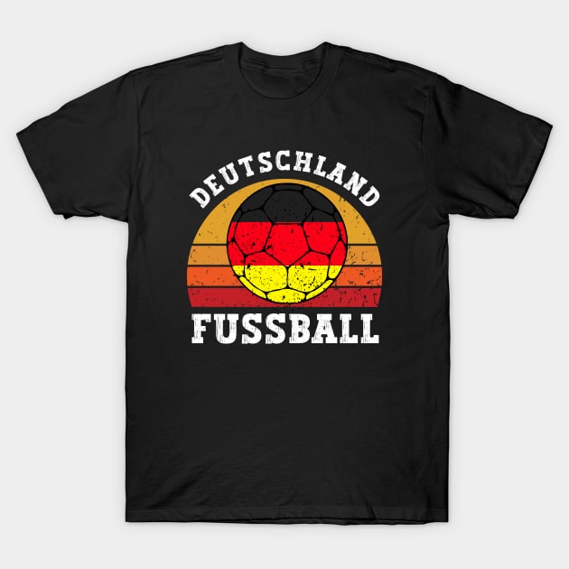 Deutschland Fussball T-Shirt by footballomatic